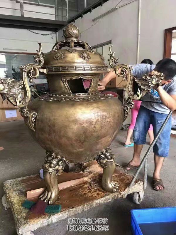 制作博山炉铜雕塑 制作博山炉铜雕塑